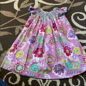 Smock spring dress Three Sisters